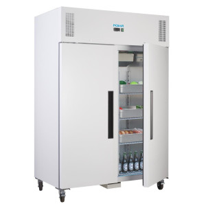 Hladilna omara s pozitivno temperaturo bela GN 2/1 dvojna vrata 1200 L - Polar - Fourniresto