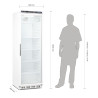 Hladilna vitrina s pozitivno temperaturo, bela, 400 L - Polar - Fourniresto
