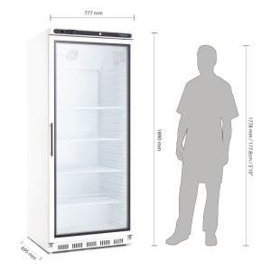 Pozitivna hladilna vitrina 600 L - Polar - Fourniresto