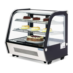 Hladilna vitrina za pult črna 120 L - Polar - Fourniresto