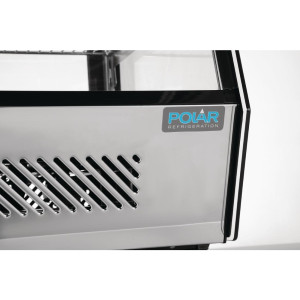 Hladilna vitrina za pult črna 120 L - Polar - Fourniresto