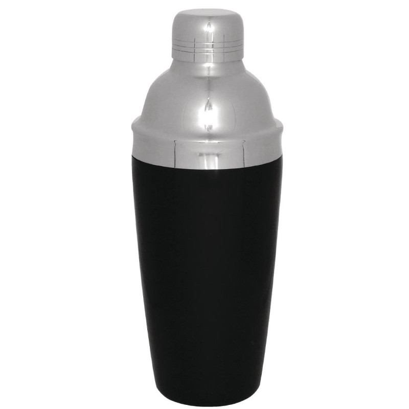 Shaker za koktajle 3-delni črn 700 ml - Olympia - Fourniresto