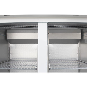 Hladilna omara s negativno temperaturo bela GN 2/1 dvojna vrata 1200 L - Polar - Fourniresto