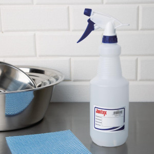 Razpršilec barve modre 750 ml - Jantex - Fourniresto