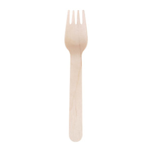Lesenka iz biorazgradljivega lesa 155 mm - paket 100 kosov - Fiesta Green - Fourniresto