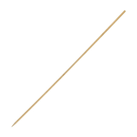 Wooden Skewer 250 mm - Pack of 200 - Fiesta Green - Fourniresto Wooden Skewer 250 mm - Pack of 200 - Fiesta Green - Fourniresto