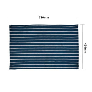 Brisača za kuharje v modro-beli črtasti barvi 457 x 711 mm - Vogue - Fourniresto