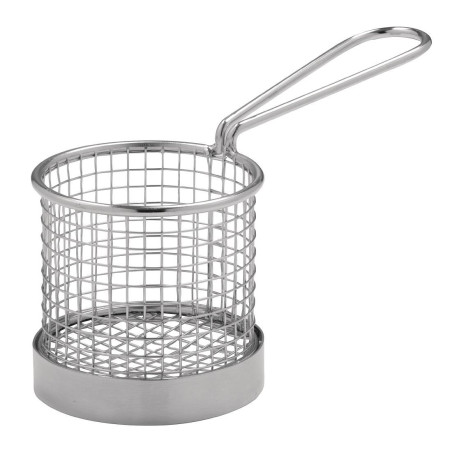 Presentation Basket With Handle Ø 80 Mm - Olympia - Fourniresto Presentation Basket With Handle Ø 80 Mm - Olympia - Fourniresto