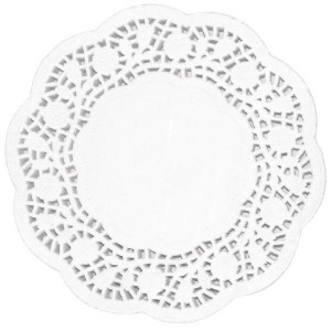 Pravokotna papirnata prtička Ø 100 mm - paket 250 kosov - Fiesta - Fourniresto