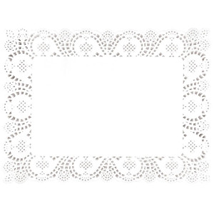 Pravokotna papirnata prtička 300 x 400 mm - paket 250 kosov - Fiesta - Fourniresto