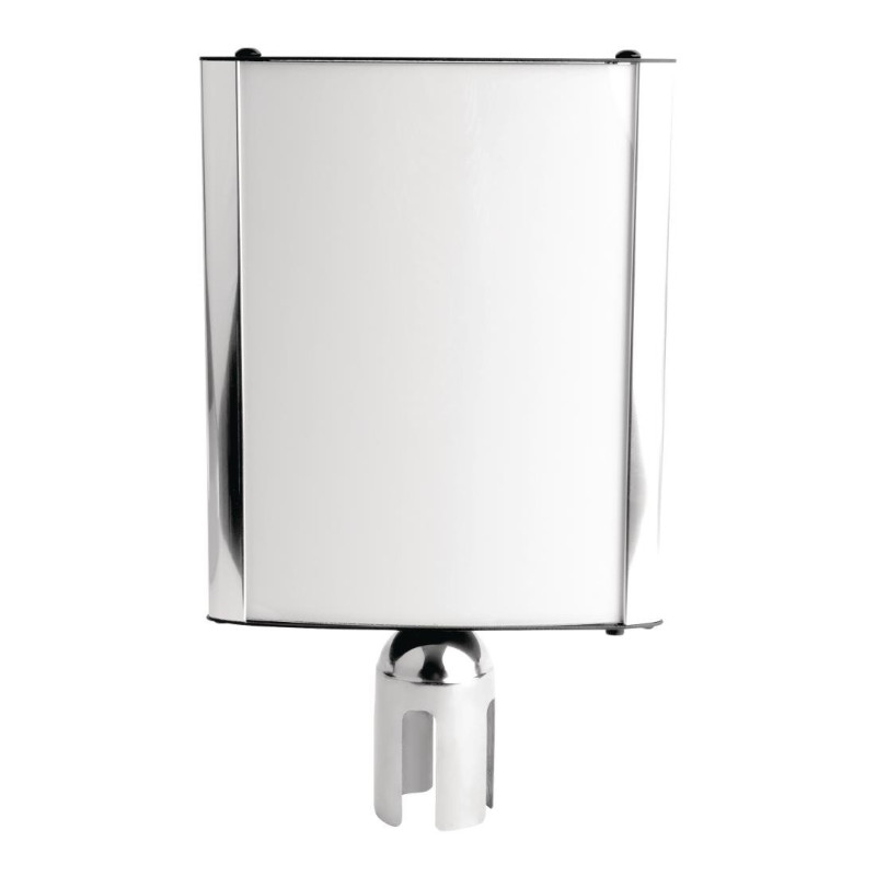 Okvir za prikaz na inox ograji A4 - Bolero - Fourniresto Okvir za prikaz na inox ograji A4 - Bolero - Fourniresto
