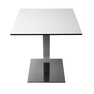 Miza s kvadratno nerjavečo površino 720 x 430 mm - Bolero - Fourniresto