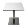 Miza s kvadratno nerjavečo površino 720 x 430 mm - Bolero - Fourniresto