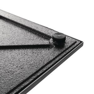 Miza s kvadratno nerjavečo površino 720 x 430 mm - Bolero - Fourniresto