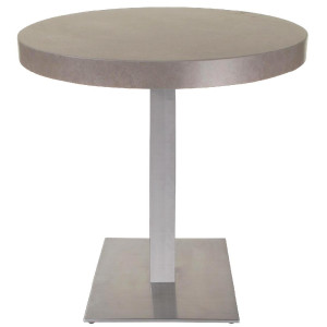 Miza s kvadratno nerjavečo površino 720 x 430 mm - Bolero - Fourniresto