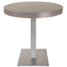 Miza s kvadratno nerjavečo površino 720 x 430 mm - Bolero - Fourniresto