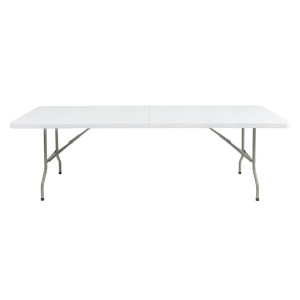 Prenosljiva miza središčna bela 2430 mm - Bolero - Fourniresto