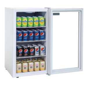 Hladilna vitrina za pult, bela, 1 vrata, 88 L - Polar - Fourniresto
