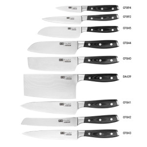 Nož Santoku serija 7, rezilo dolžine 18 cm - FourniResto - Fourniresto