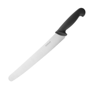 Nož za slaščice črne barve 25 cm - Hygiplas - Fourniresto