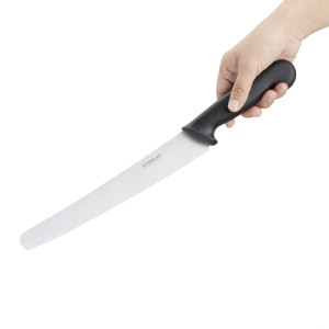 Nož za slaščice črne barve 25 cm - Hygiplas - Fourniresto