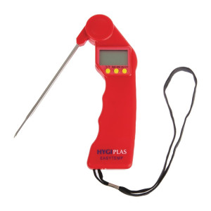 Termometer Easytemp rdeče barve - Hygiplas - Fourniresto