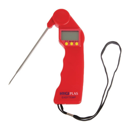 Termometer Easytemp rdeče barve - Hygiplas - Fourniresto