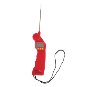 Termometer Easytemp rdeče barve - Hygiplas - Fourniresto