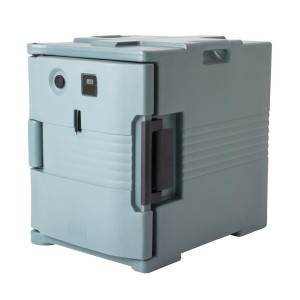 Kontejner za hrano s termoizolacijo, ogrevanje, modra skrilavca 52 L - Cambro - Fourniresto