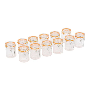 Mini kozarec za vlaganje steklen 50 ml - paket 12 - Vogue - Fourniresto
