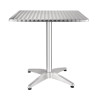 Miza Bistrot kvadratna iz inoxa - 700 x 700 mm - Bolero - Fourniresto