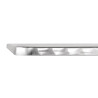 Miza Bistrot kvadratna iz inoxa - 700 x 700 mm - Bolero - Fourniresto
