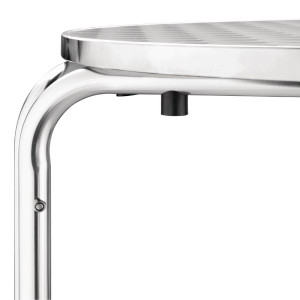 Miza Bistro Okrogla iz inoxa - Ø 700 mm - Bolero - Fourniresto