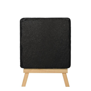 Plošča za postrežbo iz naravnega skrilavca 130 x 130 mm - Olympia - Fourniresto