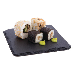 Plošča za postrežbo iz naravnega skrilavca 130 x 130 mm - Olympia - Fourniresto