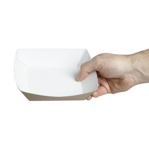 Velika kompostabilna papirnata posoda iz krafta 139 x 148 mm - paket 500 kosov - Colpac - Fourniresto
