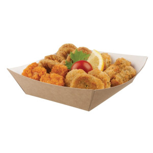 Velika kompostabilna papirnata posoda iz krafta 139 x 148 mm - paket 500 kosov - Colpac - Fourniresto