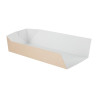 Kartonasta embalaža za sendviče, ki se da reciklirati, 80 x 250 mm - paket 500 kosov - Colpac - Fourniresto