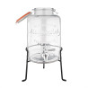 Distributer vode v retro stekleni izvedbi s podstavkom 8,5 L - Olympia - Fourniresto