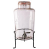 Distributer vode v retro stekleni izvedbi s podstavkom 8,5 L - Olympia - Fourniresto