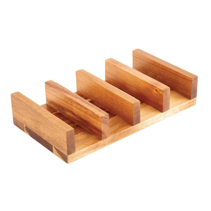 Stojalo za sendviče iz akacije 40 x 150 mm - Olympia - Fourniresto Stojalo za sendviče iz akacije 40 x 150 mm - Olympia - Fourniresto