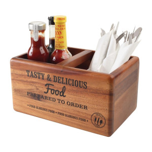 Pohištvo za mizo iz akacije z ardoizno ploščo 170 x 270 mm - T&G Woodware - Fourniresto