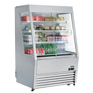 Vitrina za stensko hlajenje s pozitivno temperaturo 3 policami 918 mm - Polar - Fourniresto