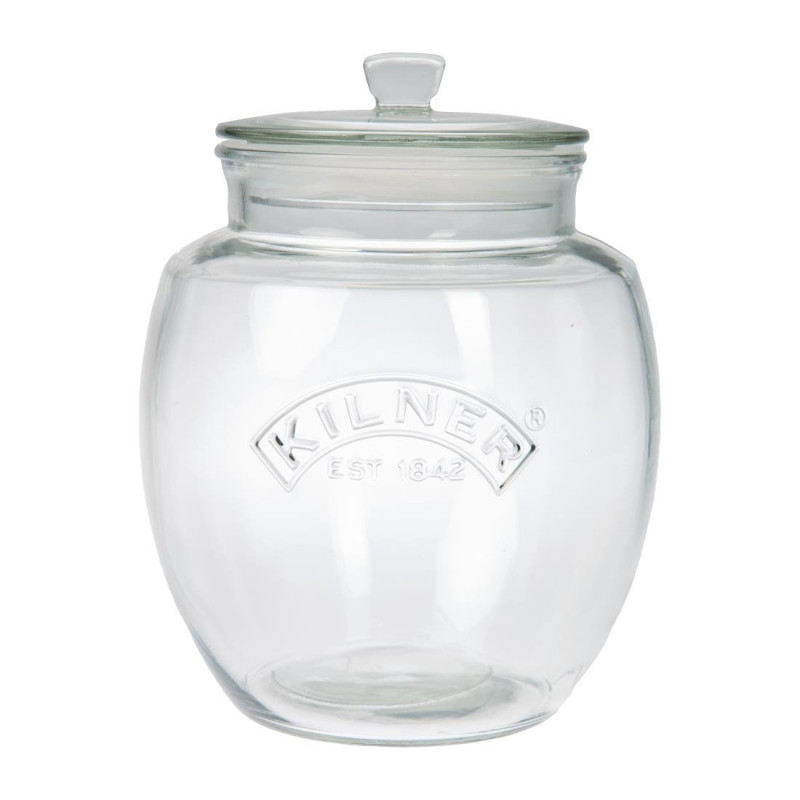 Kozarec Kilner iz stekla s pokrovom 4 L - FourniResto - Fourniresto Kozarec Kilner iz stekla s pokrovom 4 L - FourniResto - Fourniresto