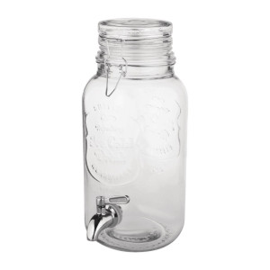 Distributer retro pijač z kovinskim zapiranjem 3,6 L - Olympia - Fourniresto