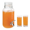 Distributer retro pijač z kovinskim zapiranjem 3,6 L - Olympia - Fourniresto