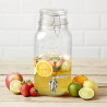 Distributer retro pijač z kovinskim zapiranjem 3,6 L - Olympia - Fourniresto