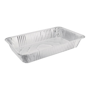 Pravokotna aluminijasta posoda GN 1/1 9,6 L - Komplet 5 kosov - Fiesta - Fourniresto