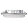 Pravokotna aluminijasta posoda GN 1/1 9,6 L - Komplet 5 kosov - Fiesta - Fourniresto