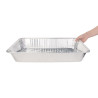 Pravokotna aluminijasta posoda GN 1/1 9,6 L - Komplet 5 kosov - Fiesta - Fourniresto